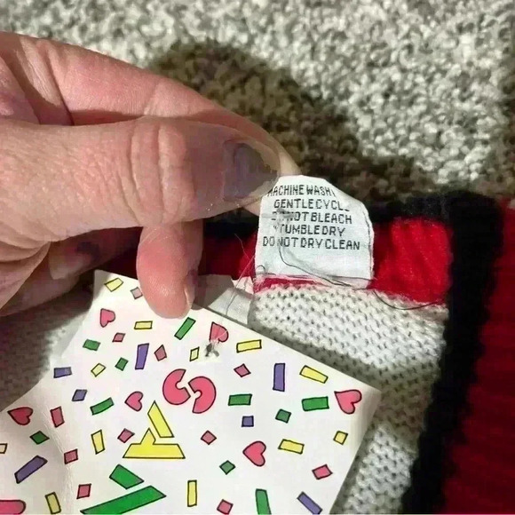 Girls Cardigan Sweater Button Down Schoolgirl, Athletic, Letterman, NWT Size M - Picture 4 of 9